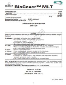 Biocover Pesticide Label